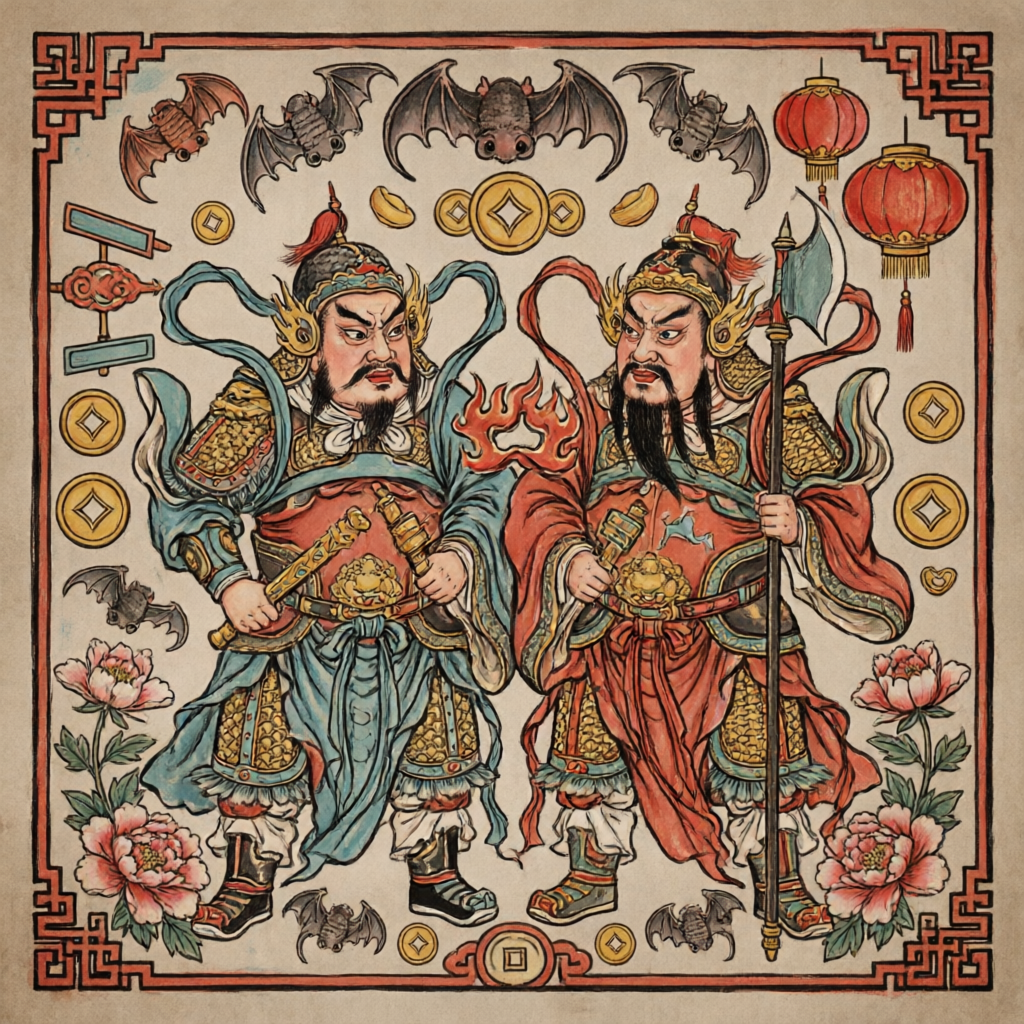 Woodblock New Year Pictures