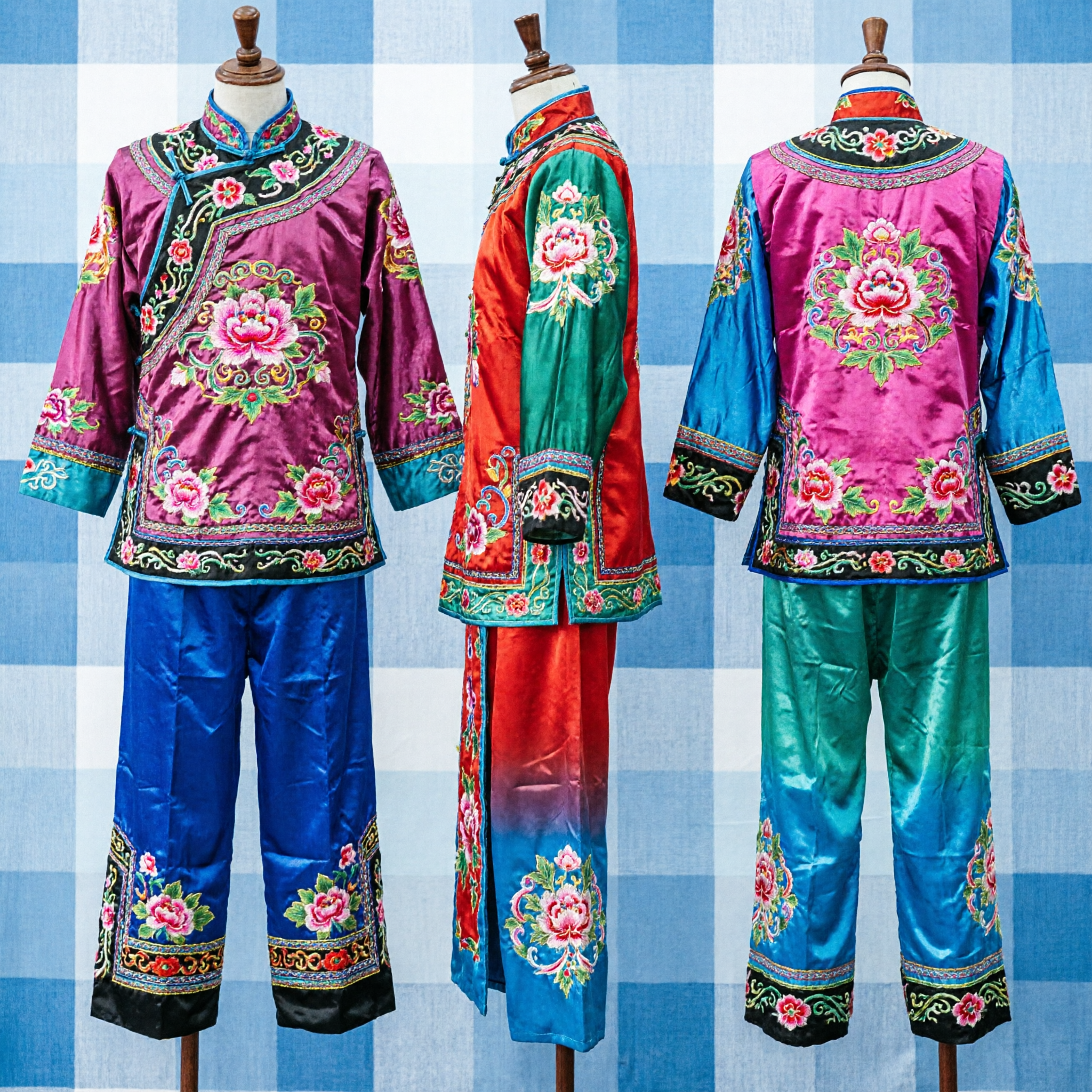 Traditional Chinese Opera Face Changing Masks Sichuan Bian Lian Costume Props for Festival Performance and Parties