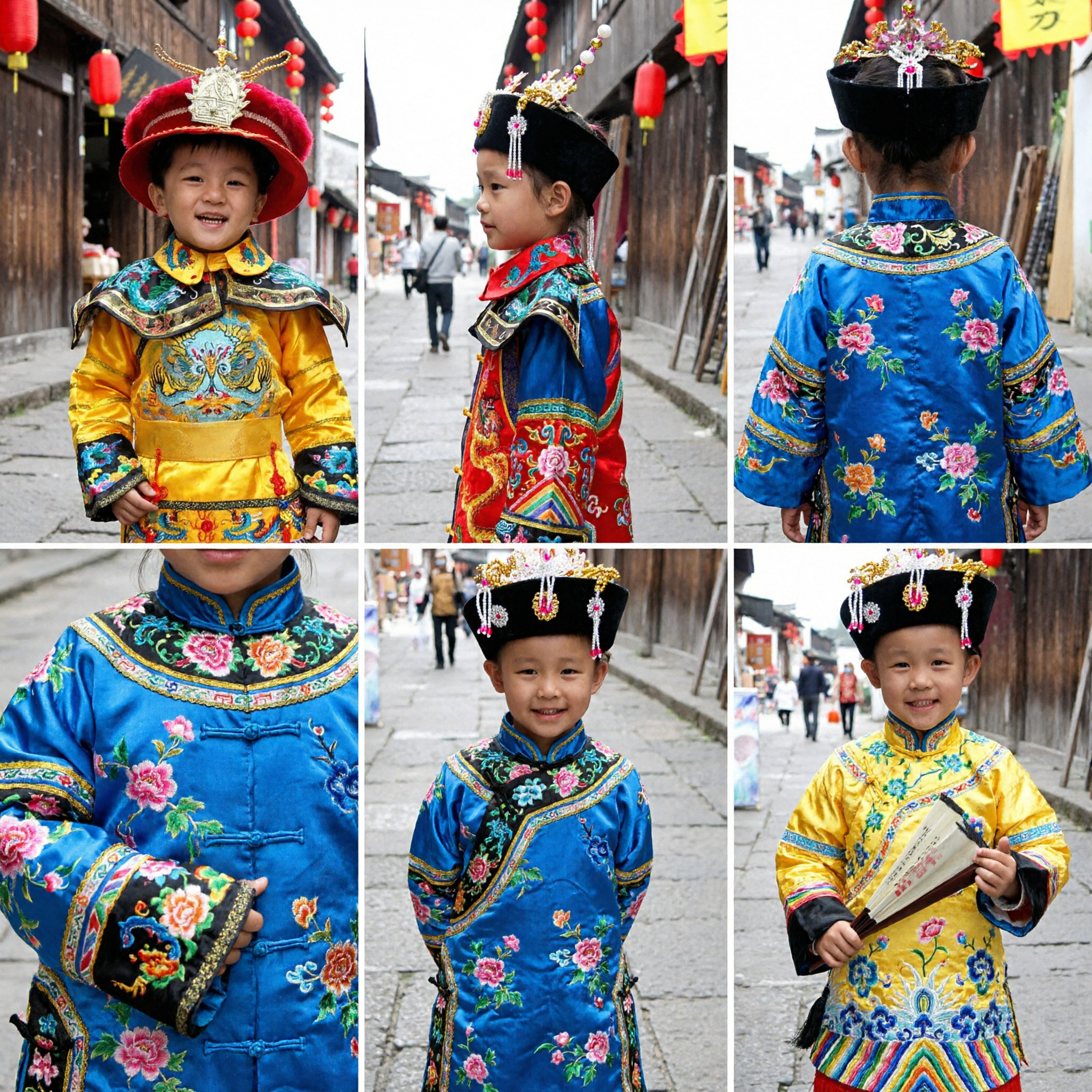 Boys Traditional Chinese Emperor Prince Costume Ancient Dragon Robe Outfit for Kids Cultural Performance Cosplay