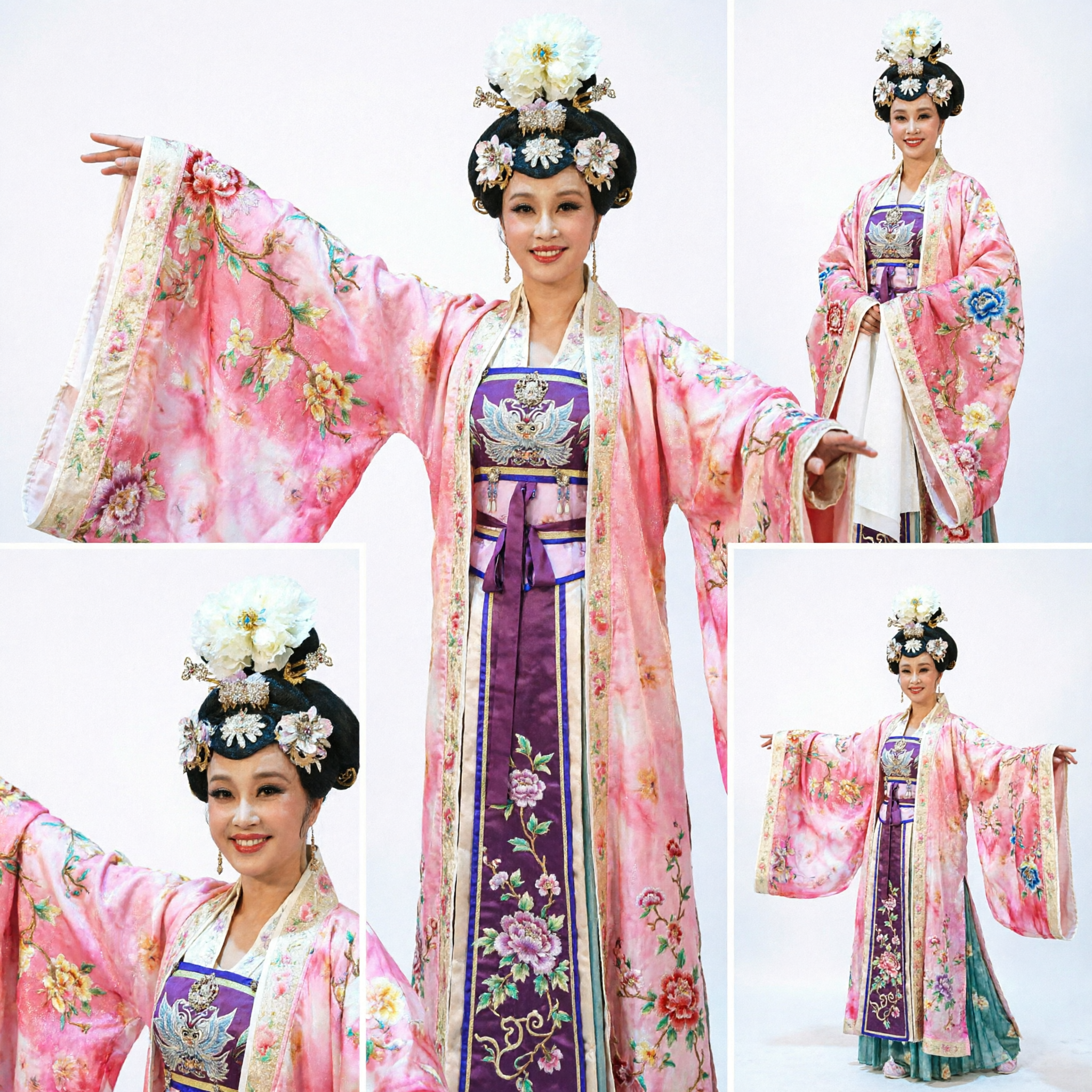 Ancient Chinese Tang Dynasty Palace Lady Costume Traditional Hanfu Dance Performance Dress for Women