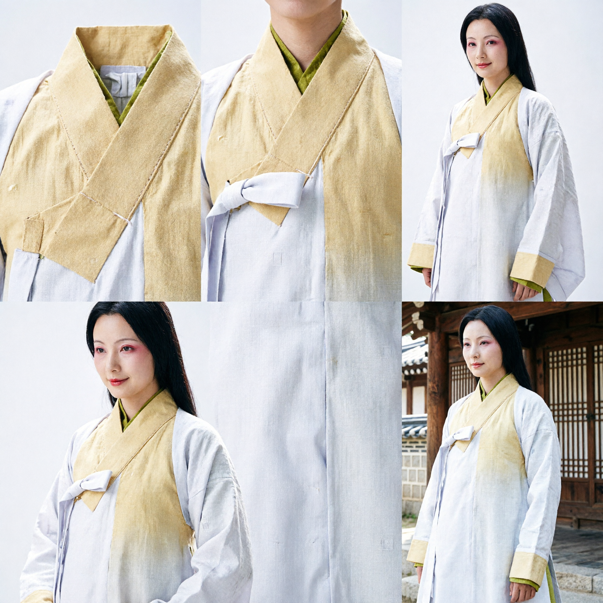 Women's Yellow Ancient Chinese Hanfu Costume Traditional Silk Robe Period Drama Cosplay Outfit for Noble Lady