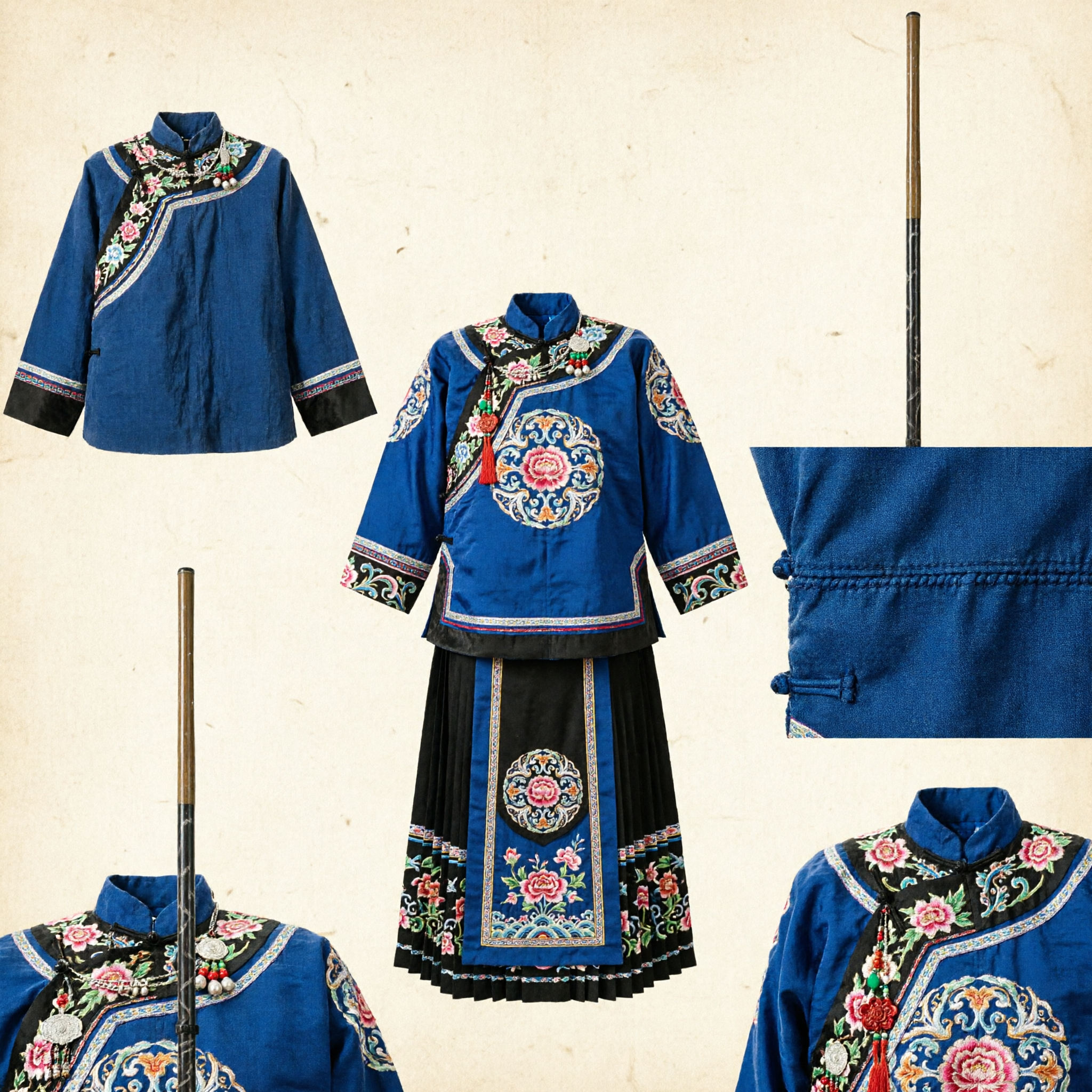 Traditional Chinese Kung Fu Wooden Spear Shaft for Wushu Martial Arts Performance and Training Practice