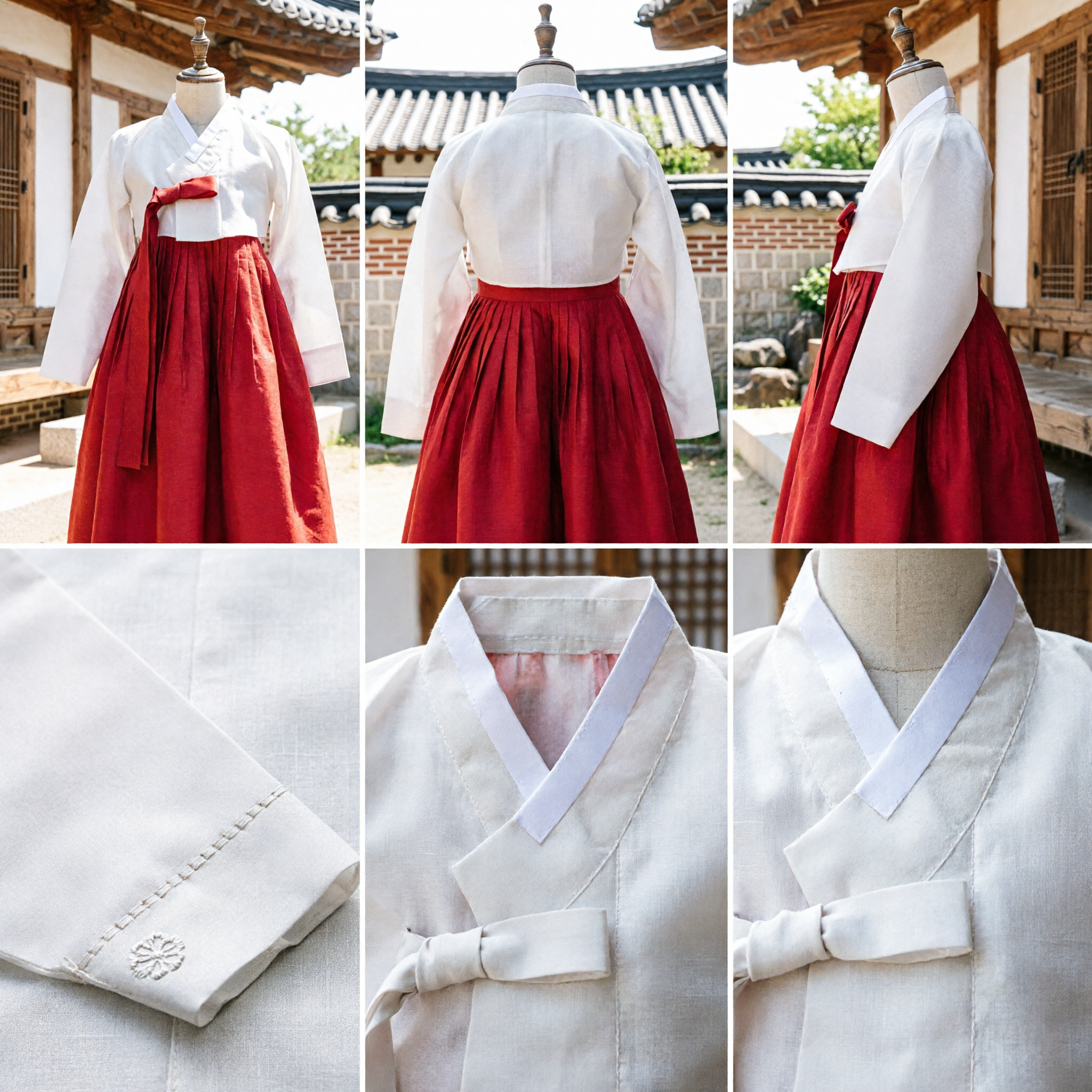 Traditional Chinese Hanfu Inner Wear White Cross-Collar Linen Shirt Ancient Costume Top for Men and Women