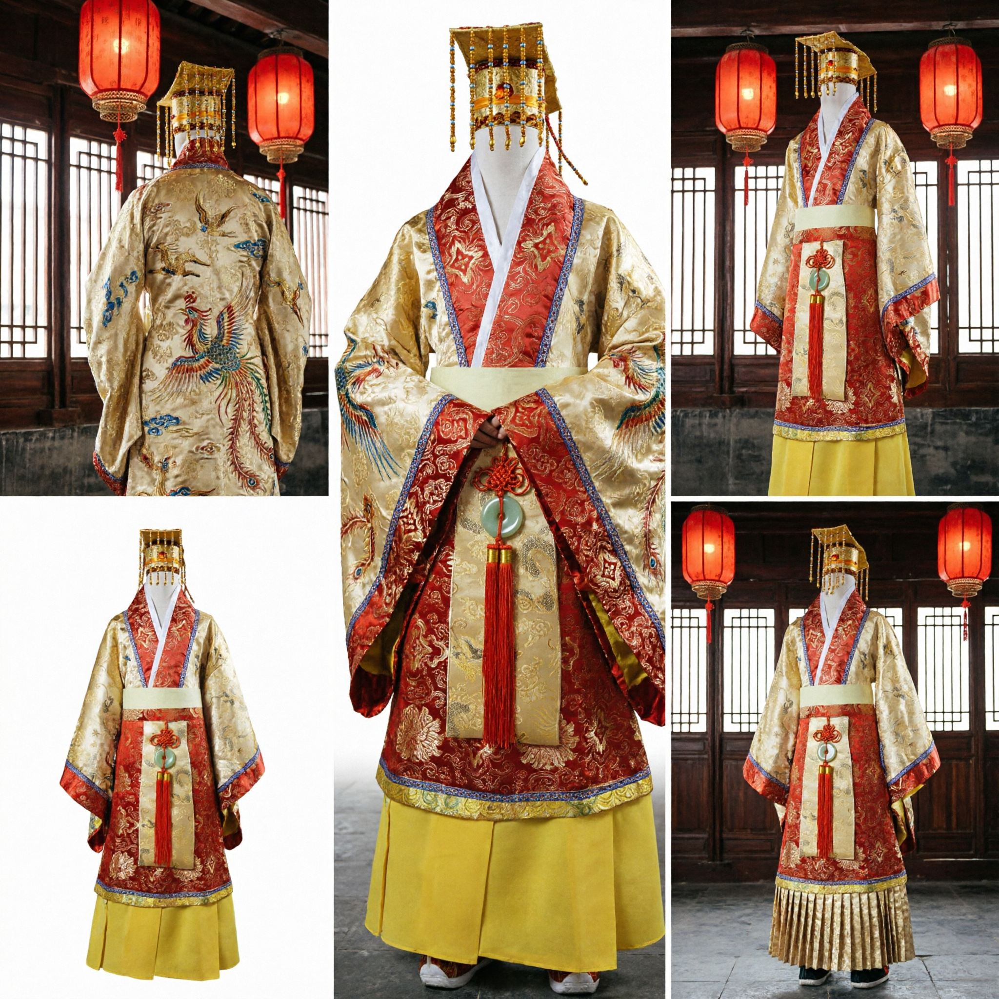 Ancient Chinese Emperor Hanfu Dragon Robe Traditional Men's Costume for Wedding Cosplay and Stage Performance