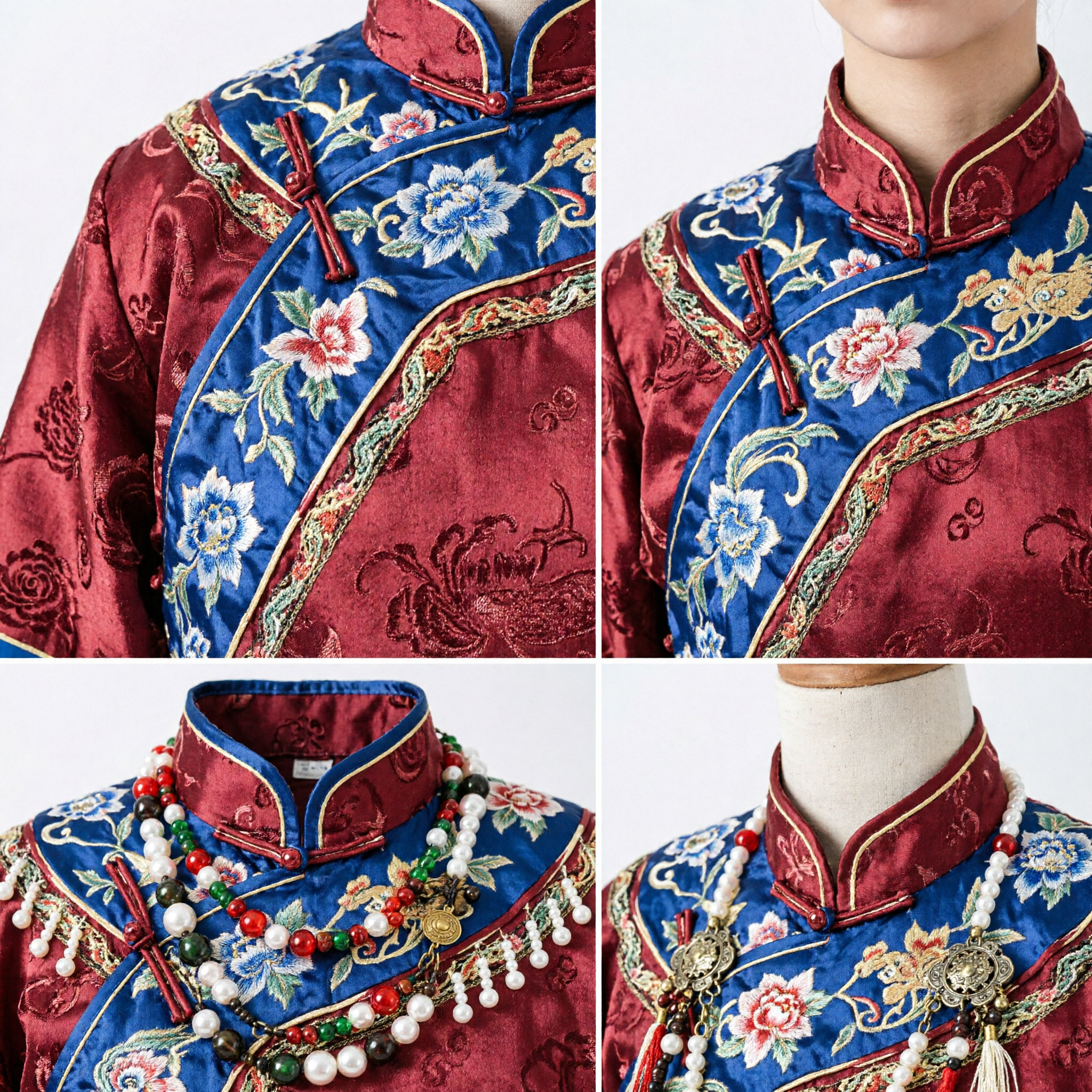 Traditional Chinese Hanfu Hair Accessory Black Braided Loop Hair Rings for Ancient Costume Cosplay and Period Drama