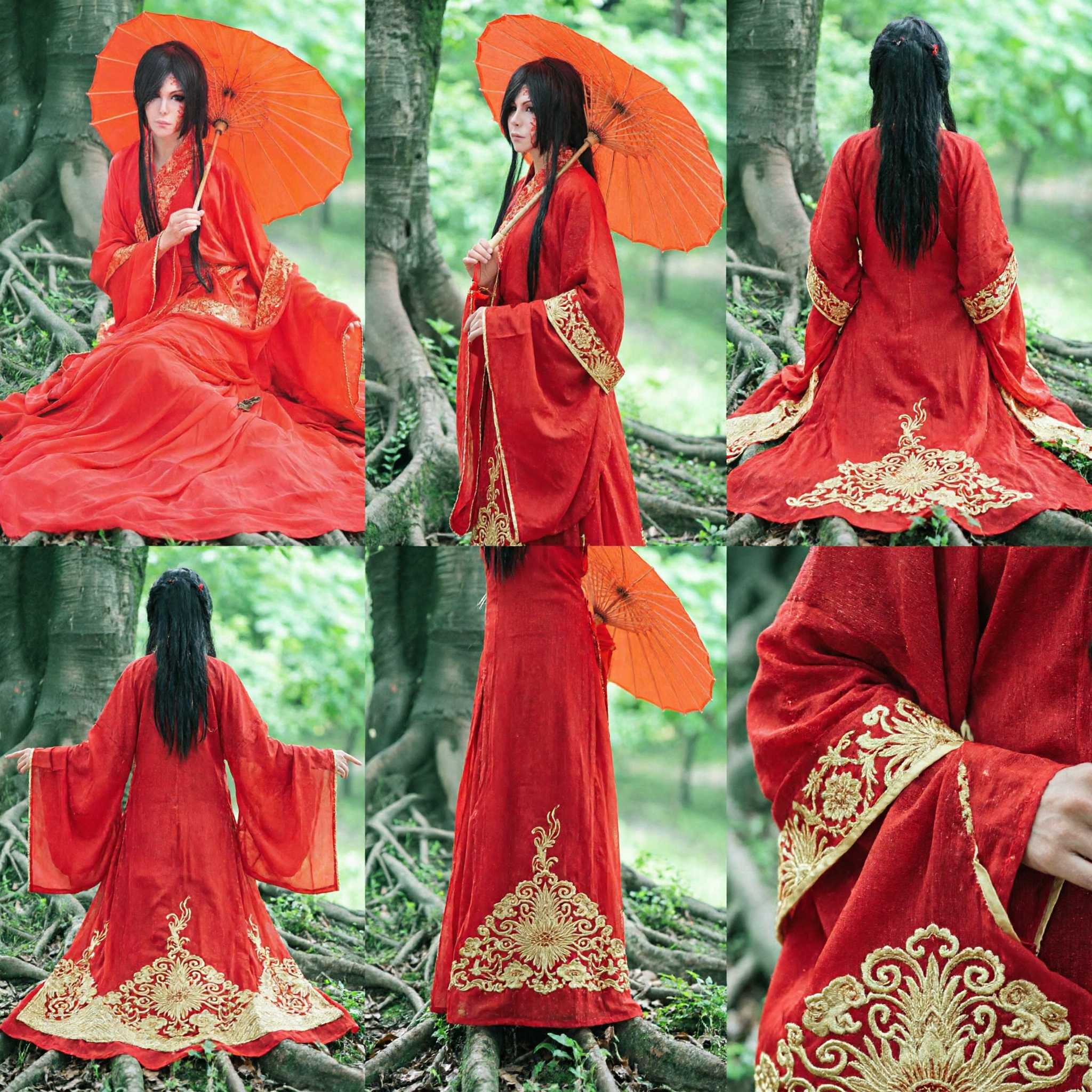 Ancient Chinese Red Hanfu Wedding Costume Traditional Embroidered Robe for Men Cosplay Photography Performance