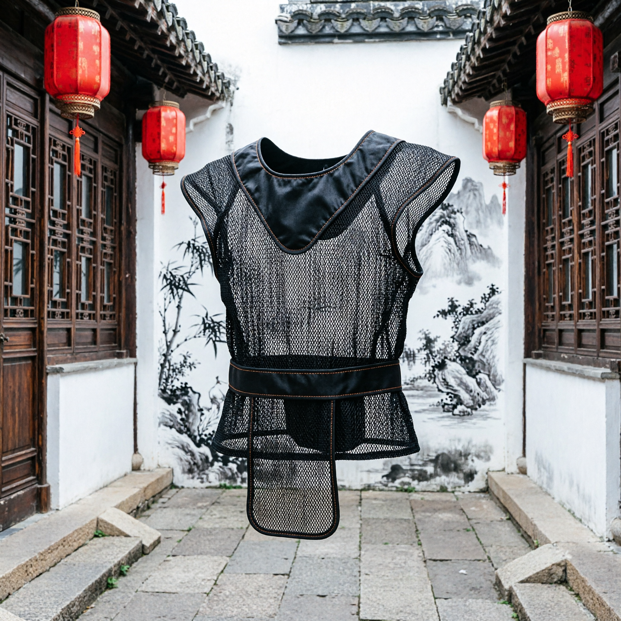 Traditional Chinese Black Gauze Official Hat Wushamao for Peking Opera Costume Men's Historical Headwear Prop