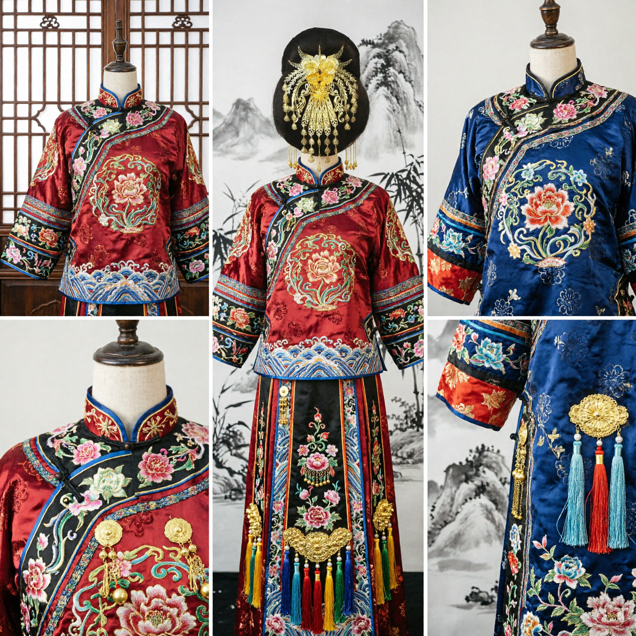 Exquisite Golden Phoenix Wedding Hair Comb Traditional Chinese Hanfu Headpiece for Bride Ancient Style Hair Accessories