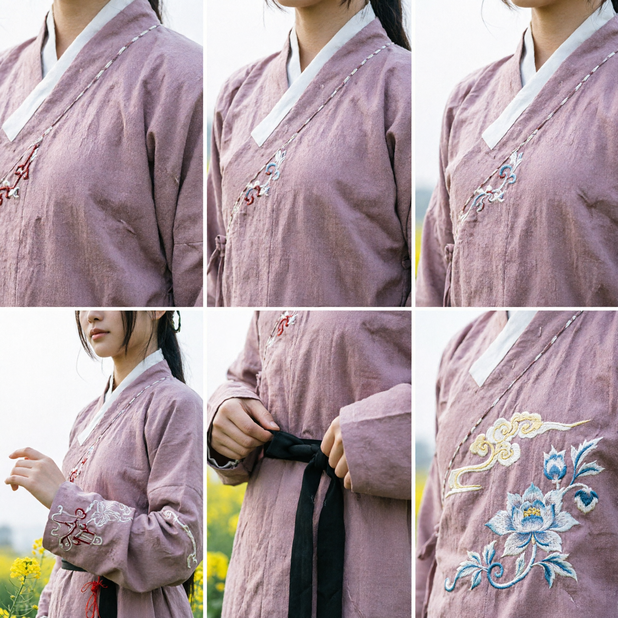 Chinese Traditional Wuxia Swordsman Costume Ancient Knight Hanfu Robe with Veiled Bamboo Hat