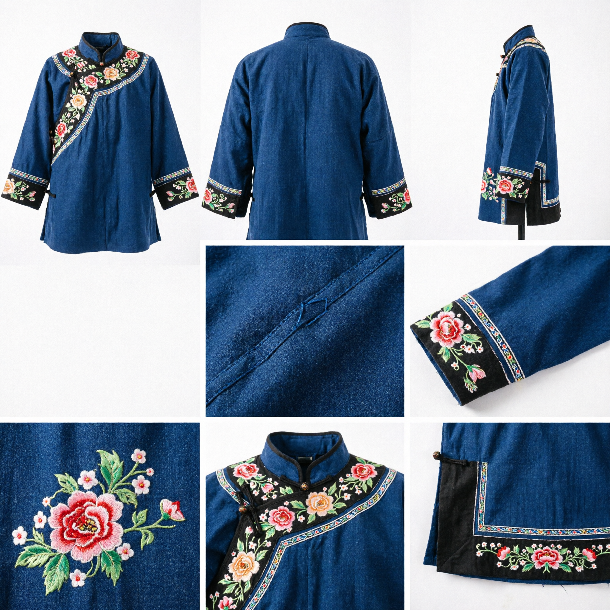 Traditional Chinese Black Hair Braid and Topknot Bun Extension for Hanfu Cosplay and Historical Drama Costumes