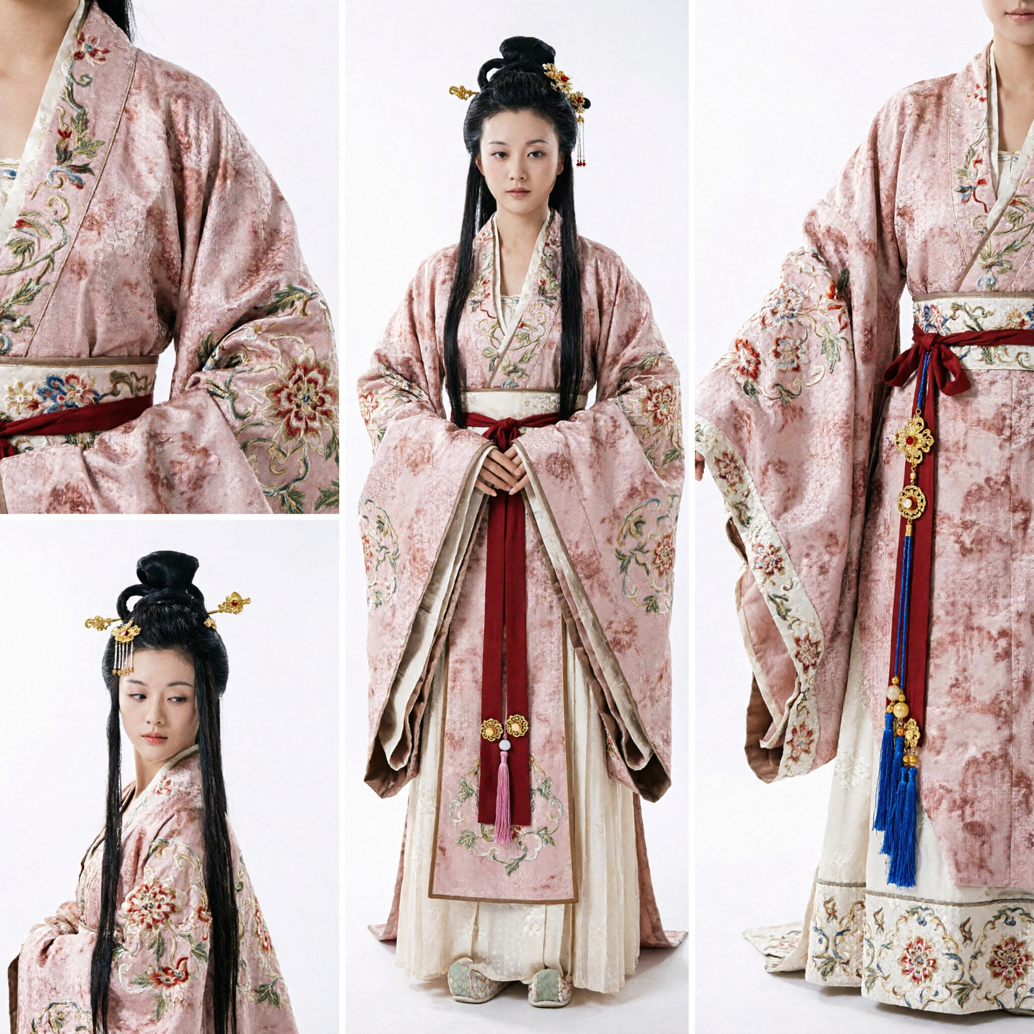 Ancient Chinese Traditional Hanfu Dance Costume for Women Historical Drama Palace Lady Performance Robe