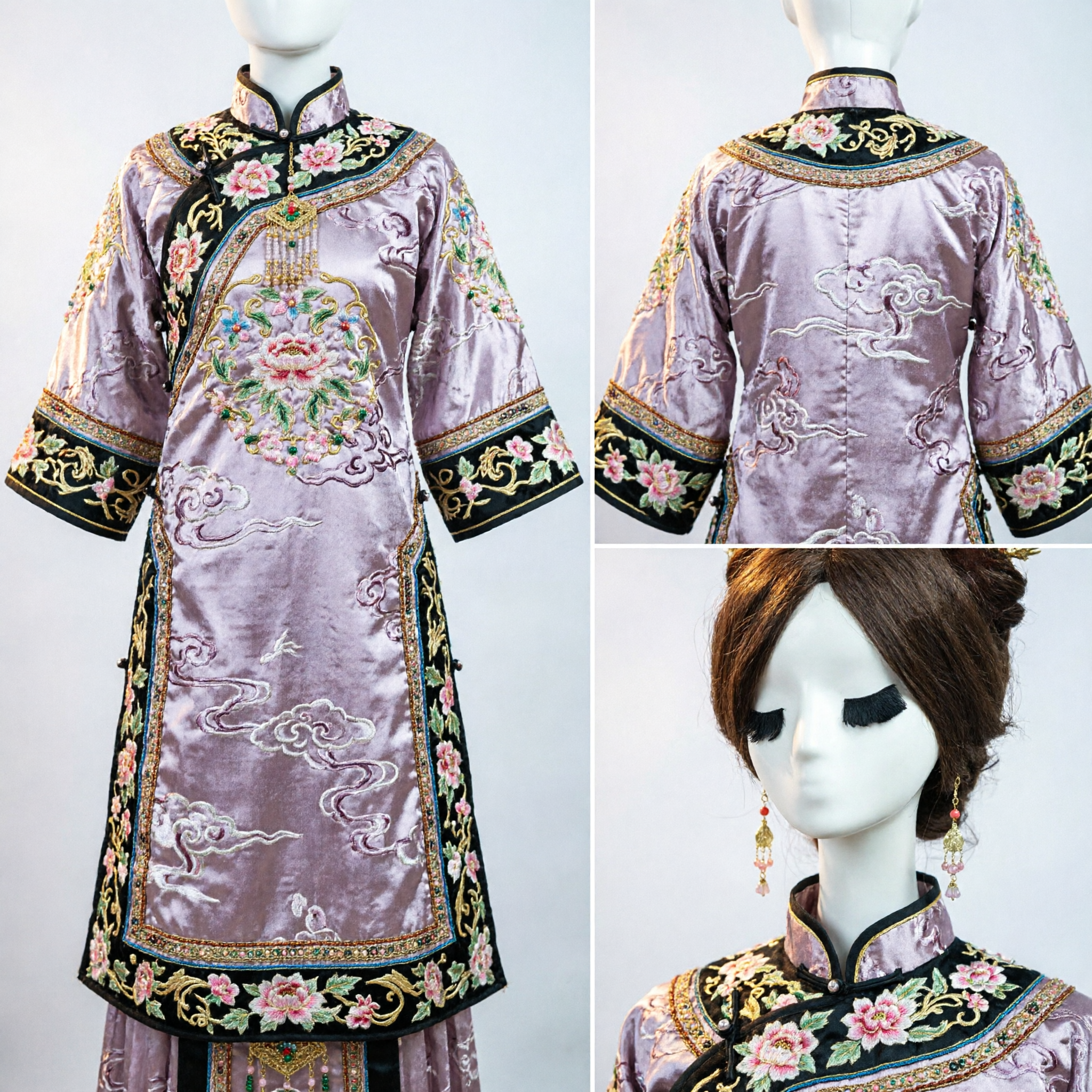 Exquisite Chinese Traditional Gold Phoenix Coronet Hair Crown for Ancient Wedding Hanfu Brides