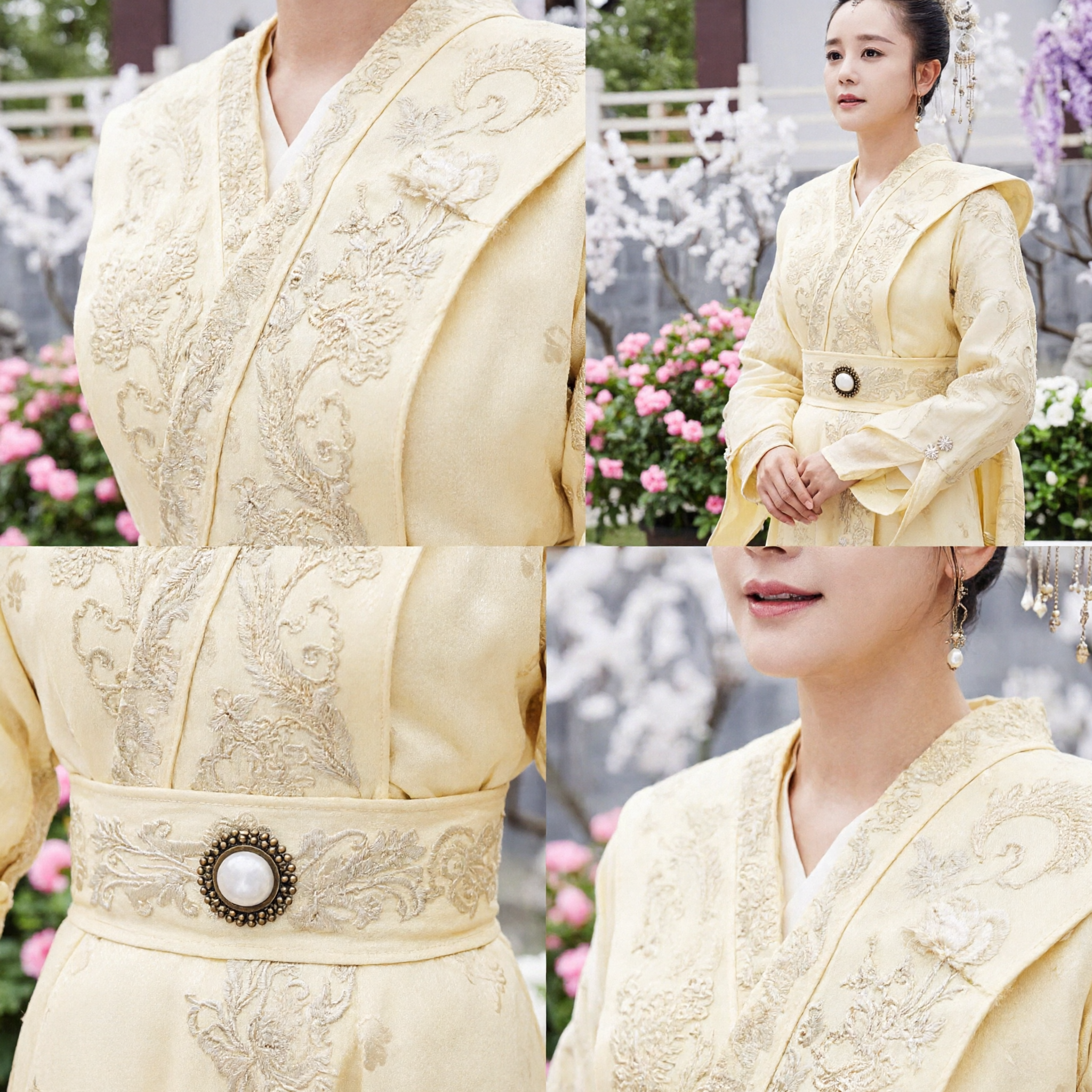 Elegant Yellow Hanfu Traditional Chinese Clothing Ancient Princess Costume for Women Historical Cosplay Dress
