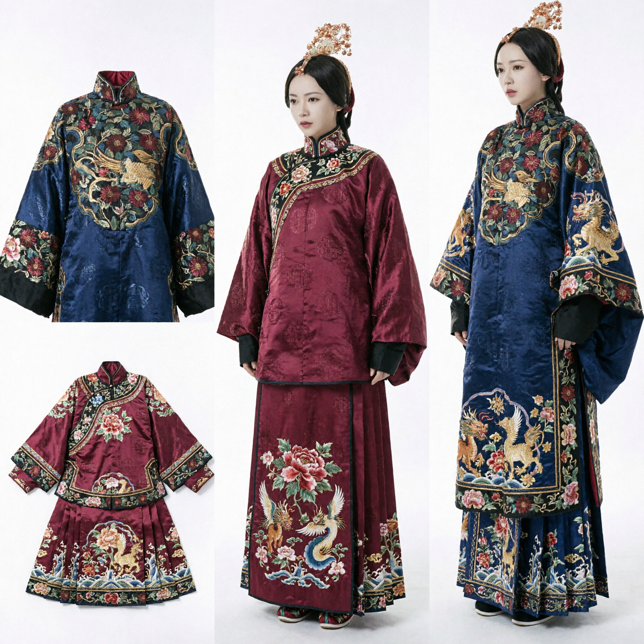 Ancient Chinese Qin Dynasty Empress Hanfu Costume Traditional Palace Lady Dress for Women Cosplay