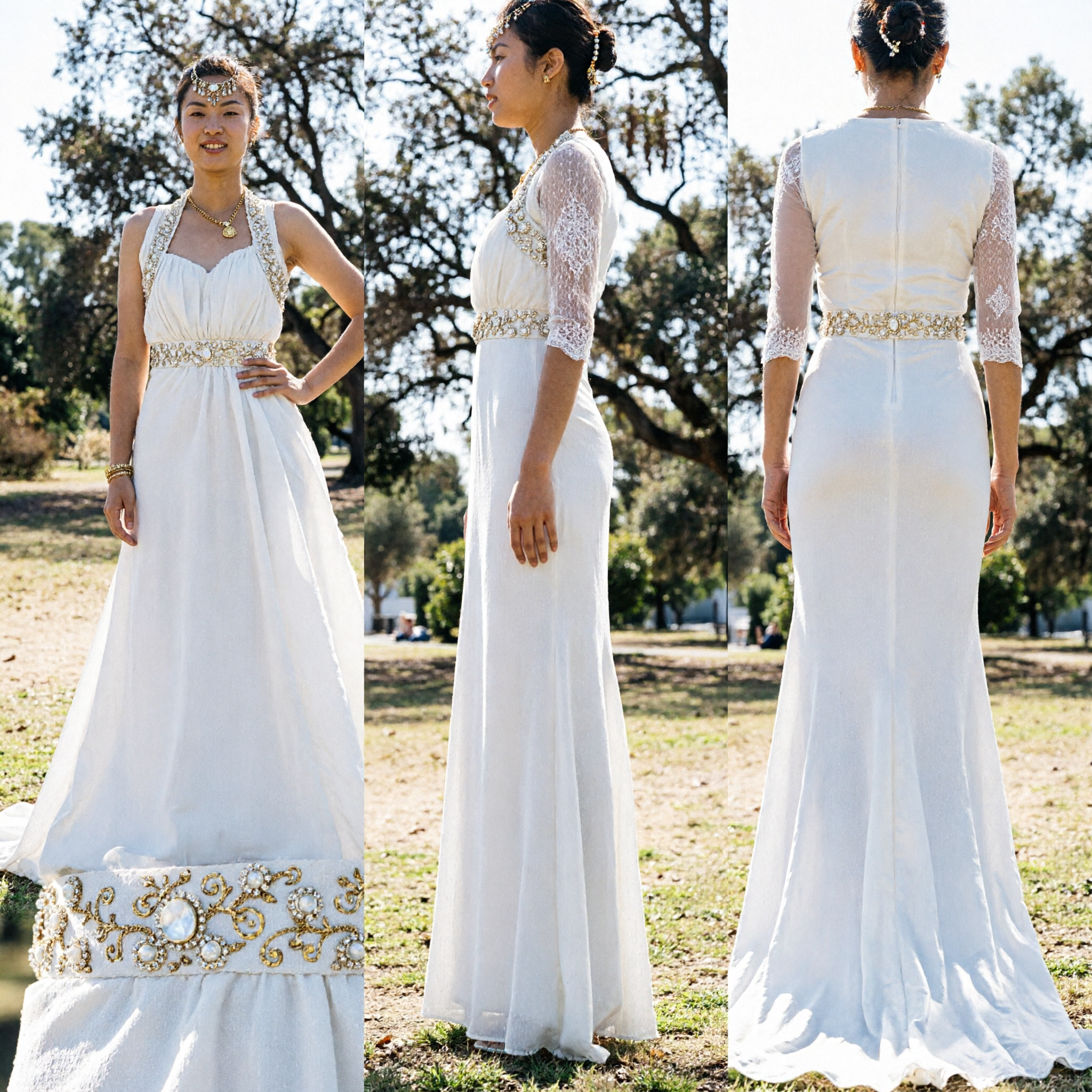 Large Golden Angel Feather Wings Costume for Women Stage Performance Halloween Carnival Party Dress Up Prop