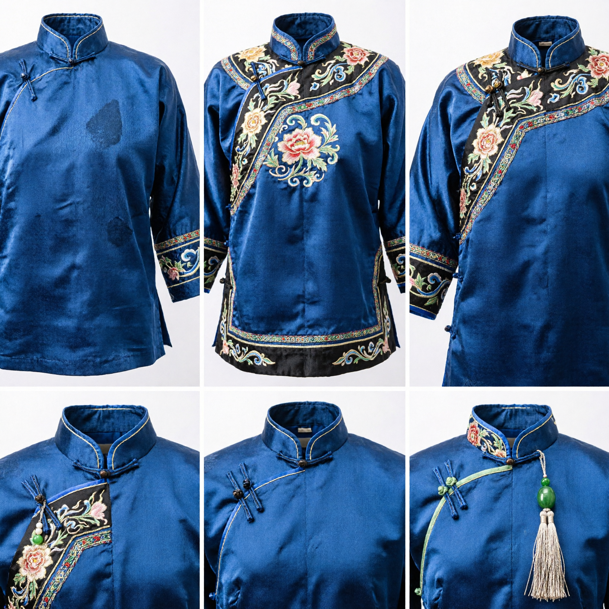 Elegant Carved Green Jade Ruyi Hairpin with Tassel Traditional Chinese Hanfu Hair Stick for Women