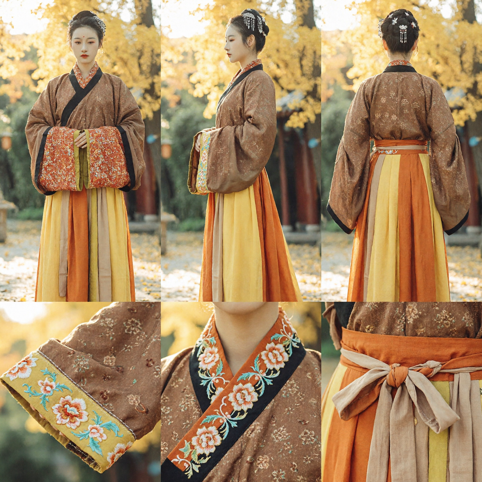 Elegant Traditional Chinese Song Dynasty Hanfu Costume for Women Ancient Historical Dress for Photography and Cultural Events