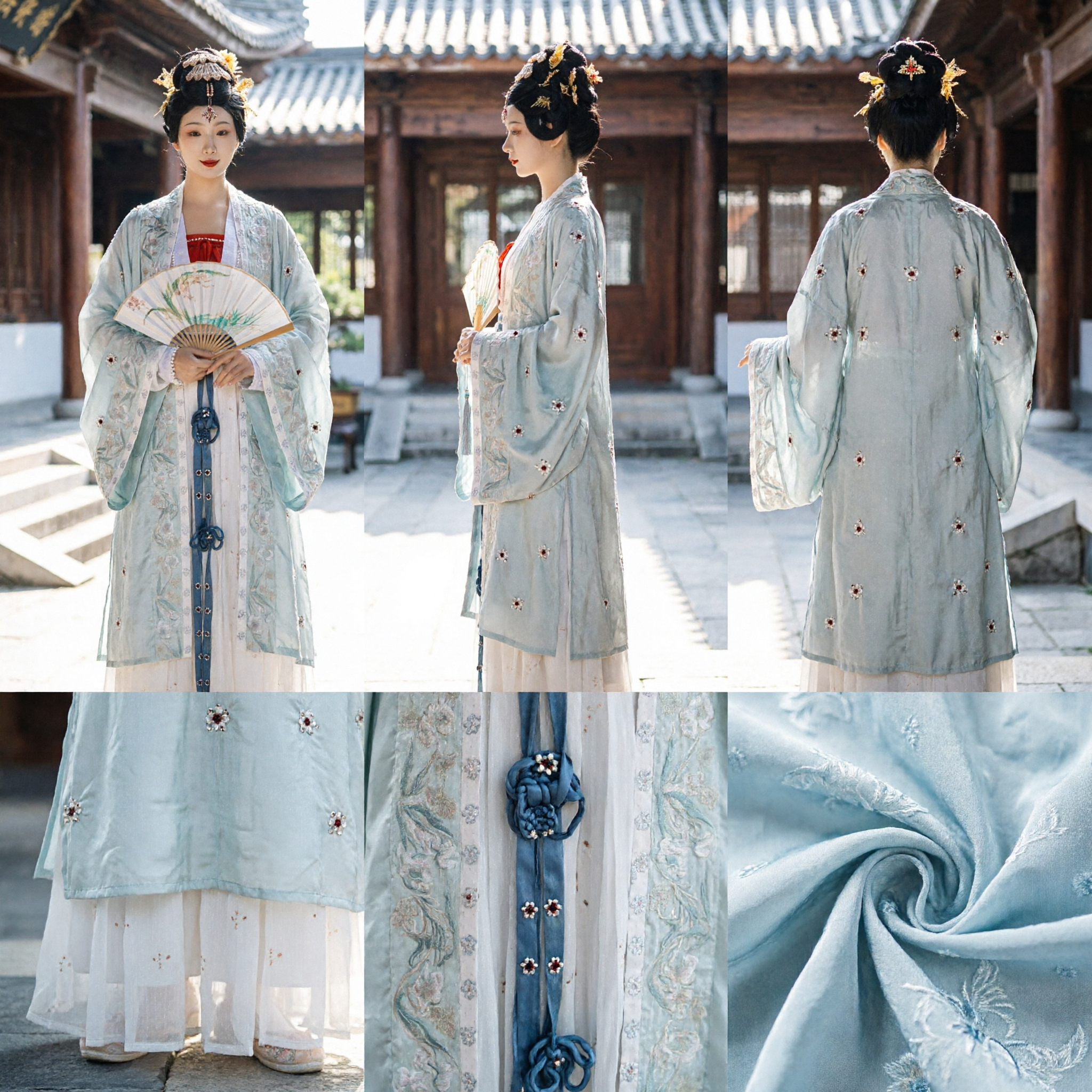 Traditional Chinese Hanfu Ancient Princess Costume Tang Dynasty Embroidered Fairy Dress for Women Cosplay