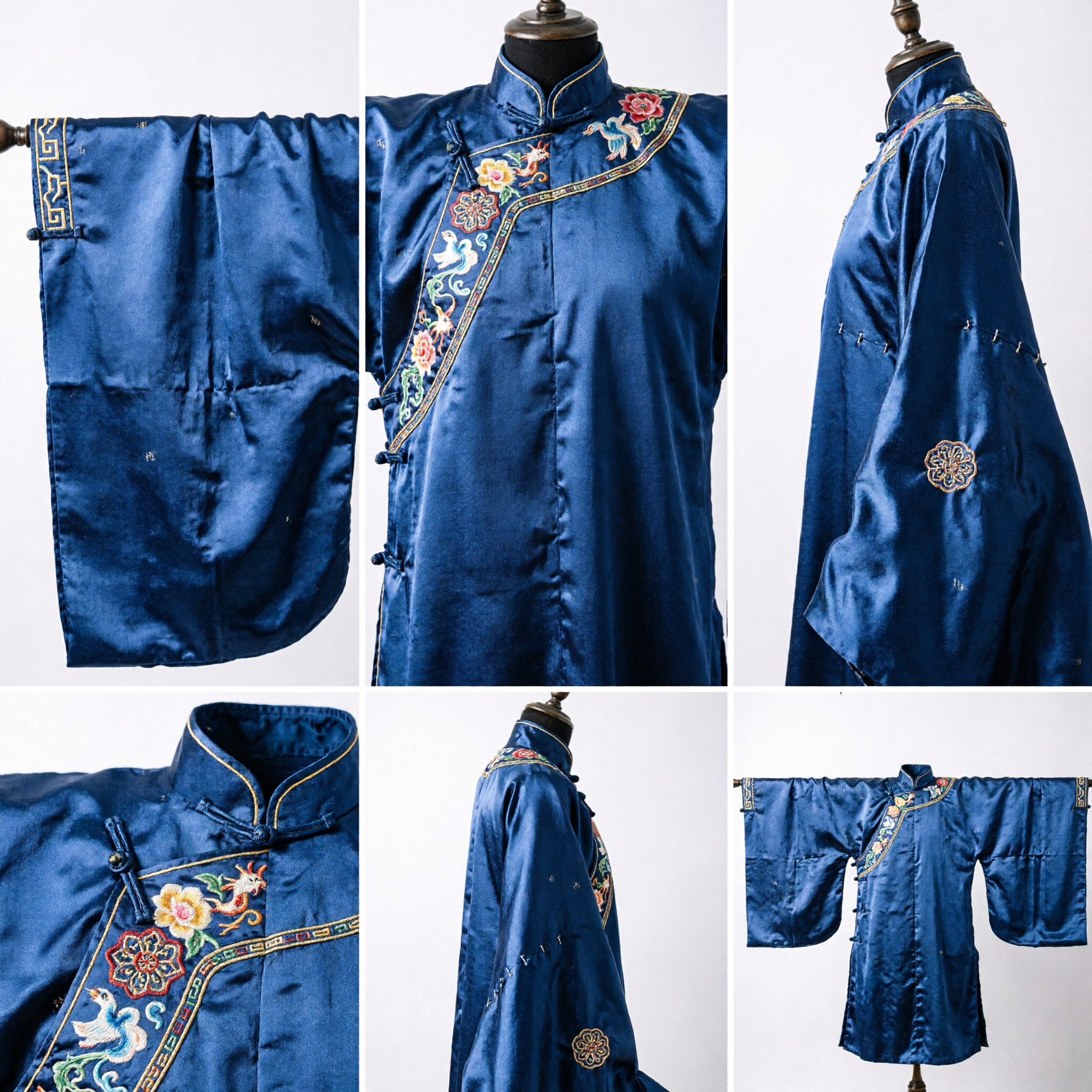 Traditional Chinese Long Black Straight Wig Ancient Hanfu Costume Hairpiece for Women Cosplay and Photography